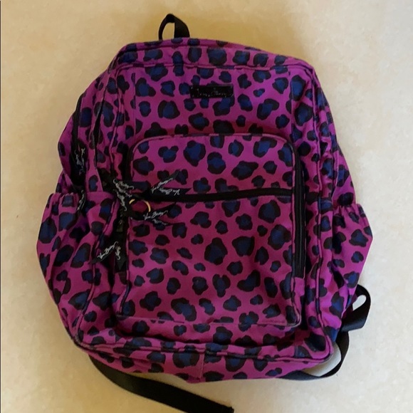 Vera Bradley campus backpack Africanviolet cheetah